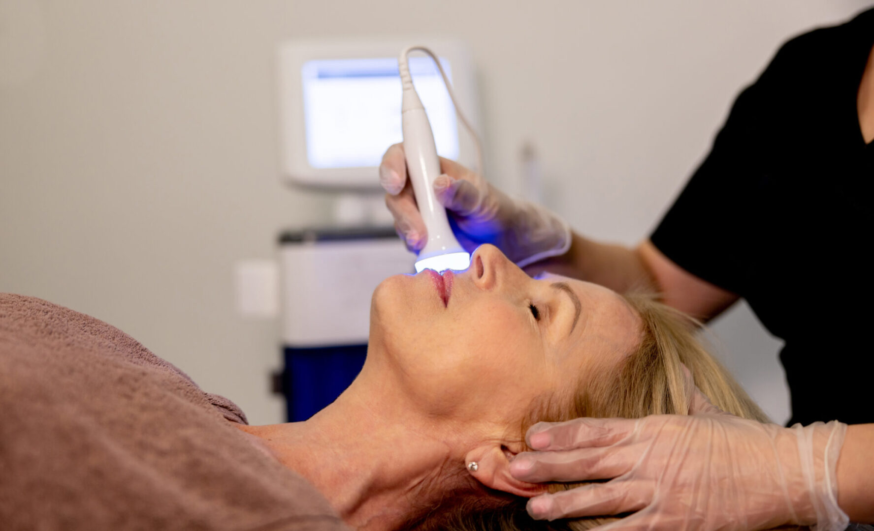 Cosmetic procedure for facial rejuvenation